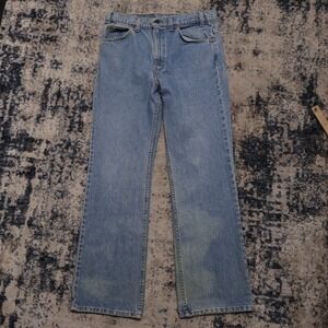 Vintage Levis 517 Orange Tab Jeans Mens Actual 31 X 30 Bootcut 80s Made In USA